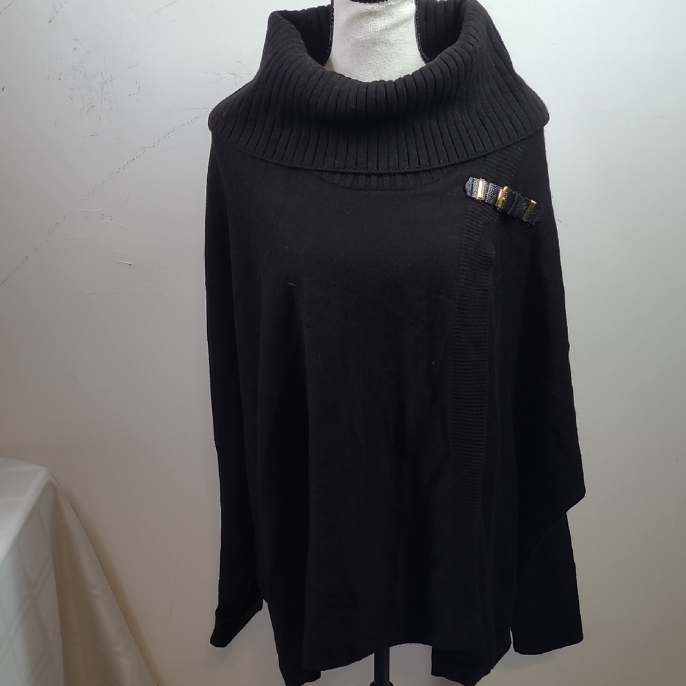 Calvin Klein Black Cowl Neck Sweater